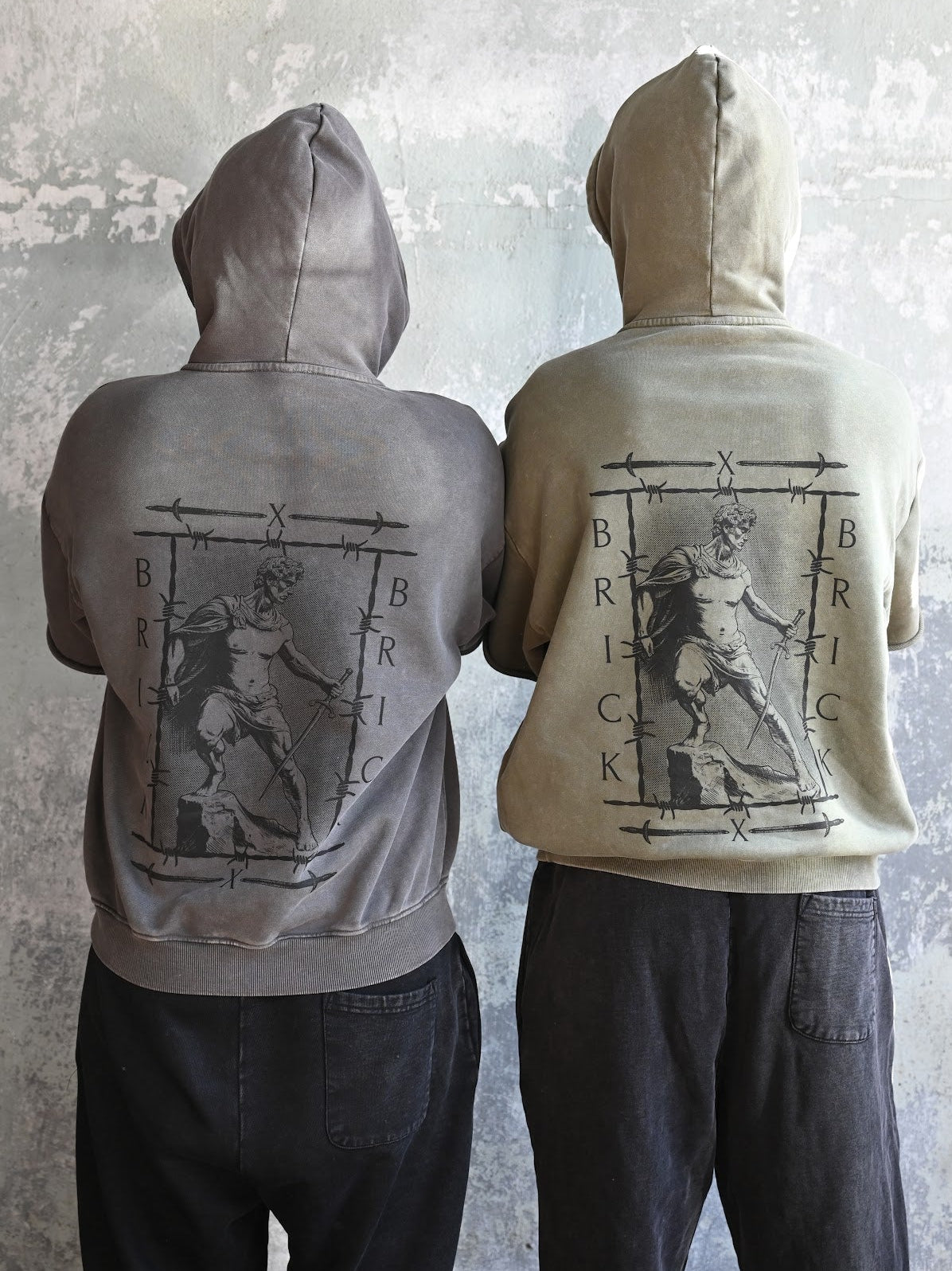 Stick & Stone Swordsmen Double Layer Hoodie