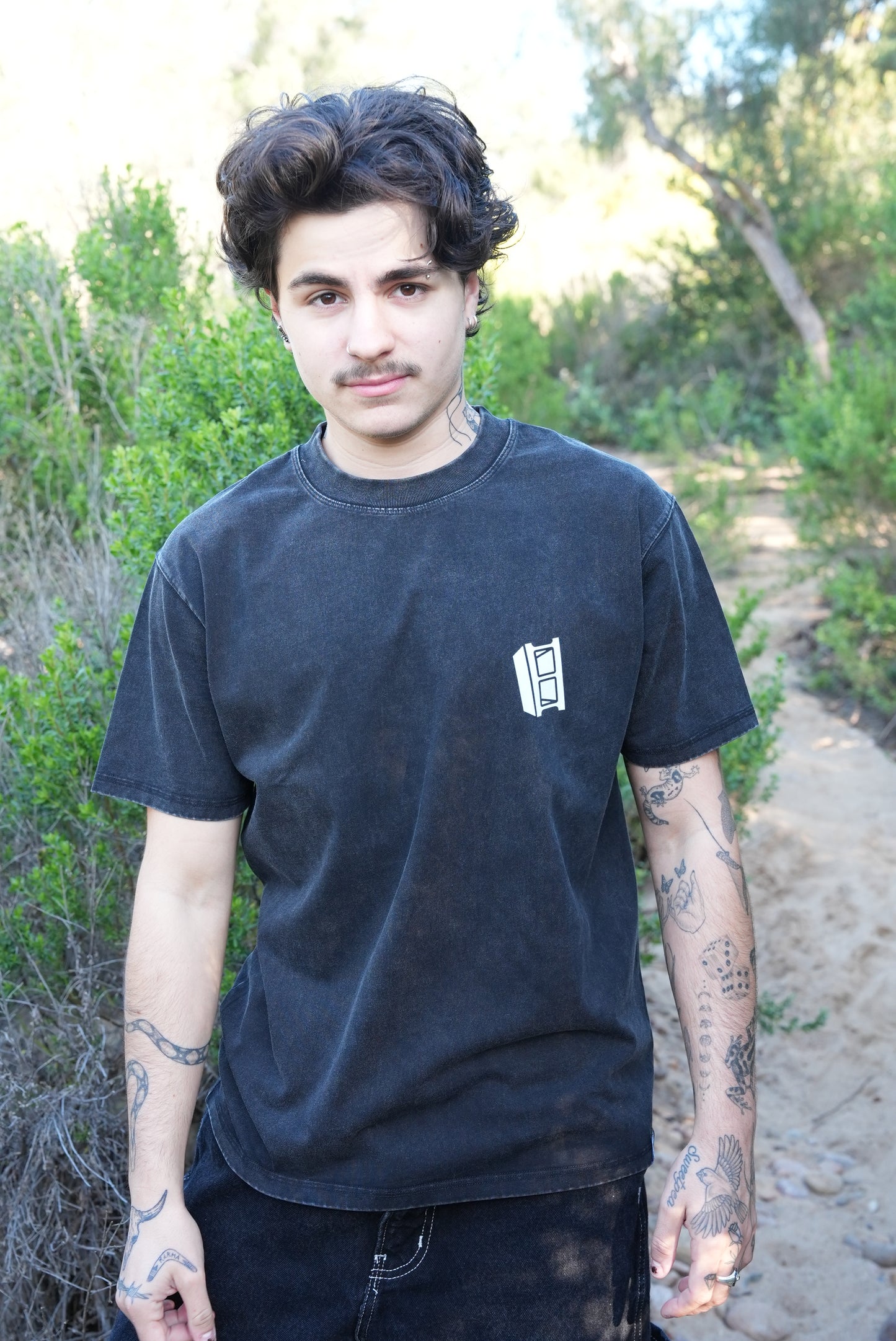 Against All Odds Acid Wash Tee